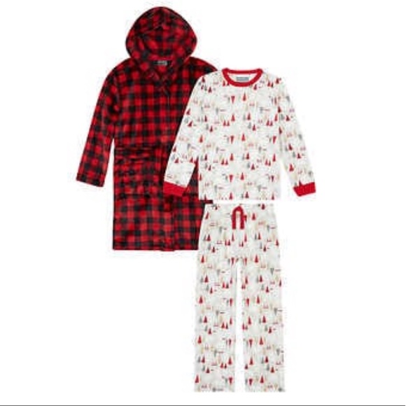 NWT Kids PJ set with Robe - Picture 1 of 1